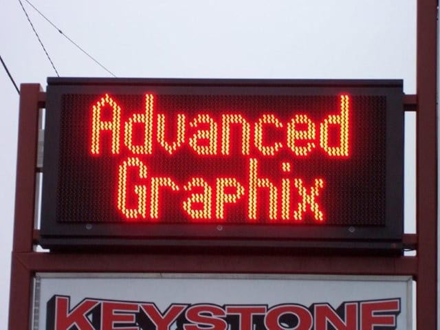 Lighted Media Plus Directional Signs near Shippensburg PA