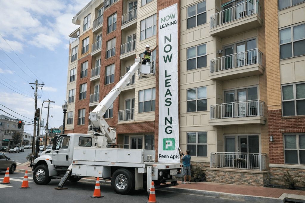 Residential Leasing Banners & Wall Wraps